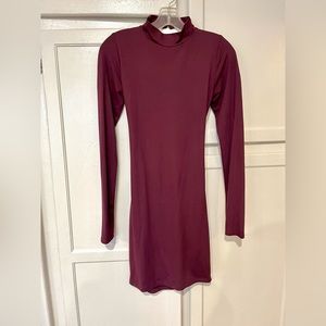 Open back Long Sleeve Dress